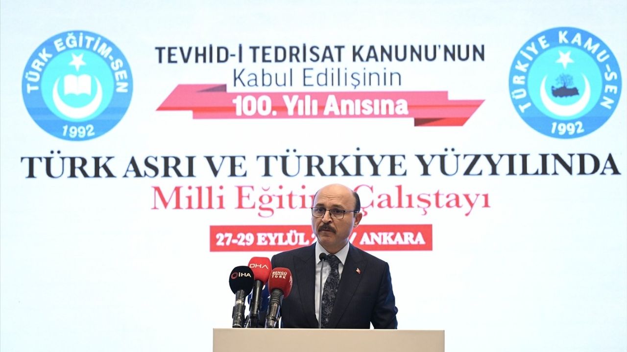 Türk Asrı ve Türkiye Yüzyılında Eğitim Çalıştayı