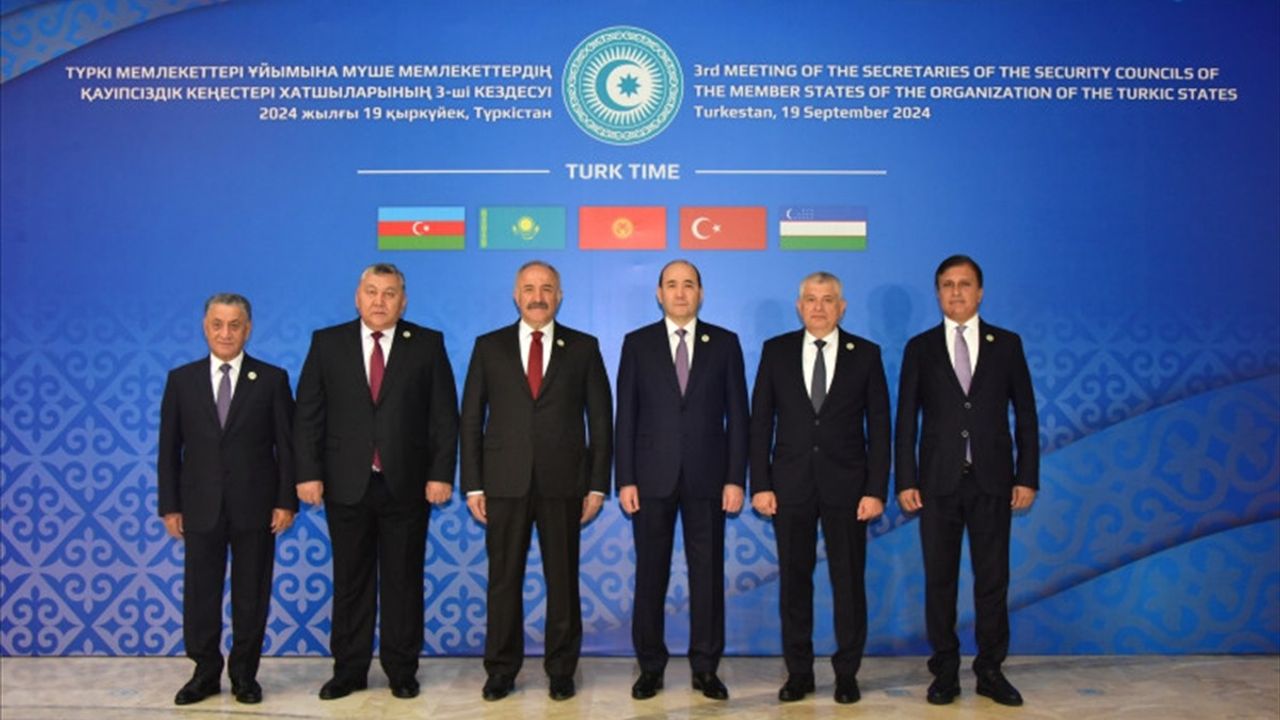 Türk Devletleri Teşkilatı Güvenlik Konseyi Başkanları Türkistan'da Toplandı