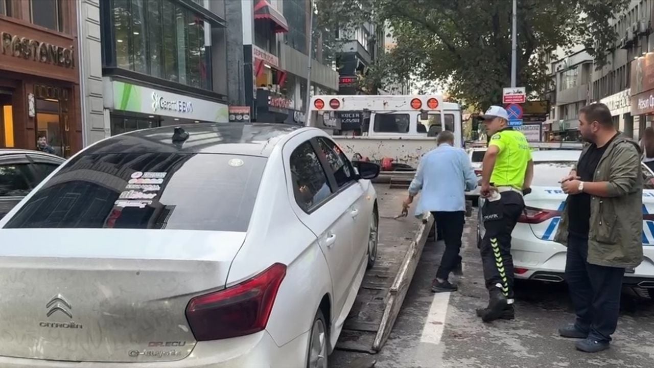 Zonguldak'ta Abartı Egzozlu Araç Ceza Aldı