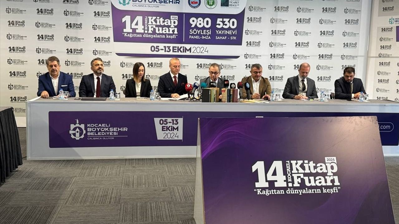 14. Kocaeli Kitap Fuarı, 'Savaşın ve Acının Edebiyatı' Temasıyla Açılıyor