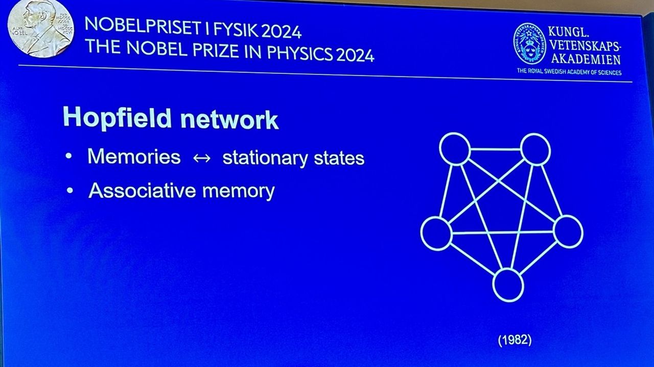 2024 Nobel Fizik Ödülü'nde Yapay Zeka İnovasyonu