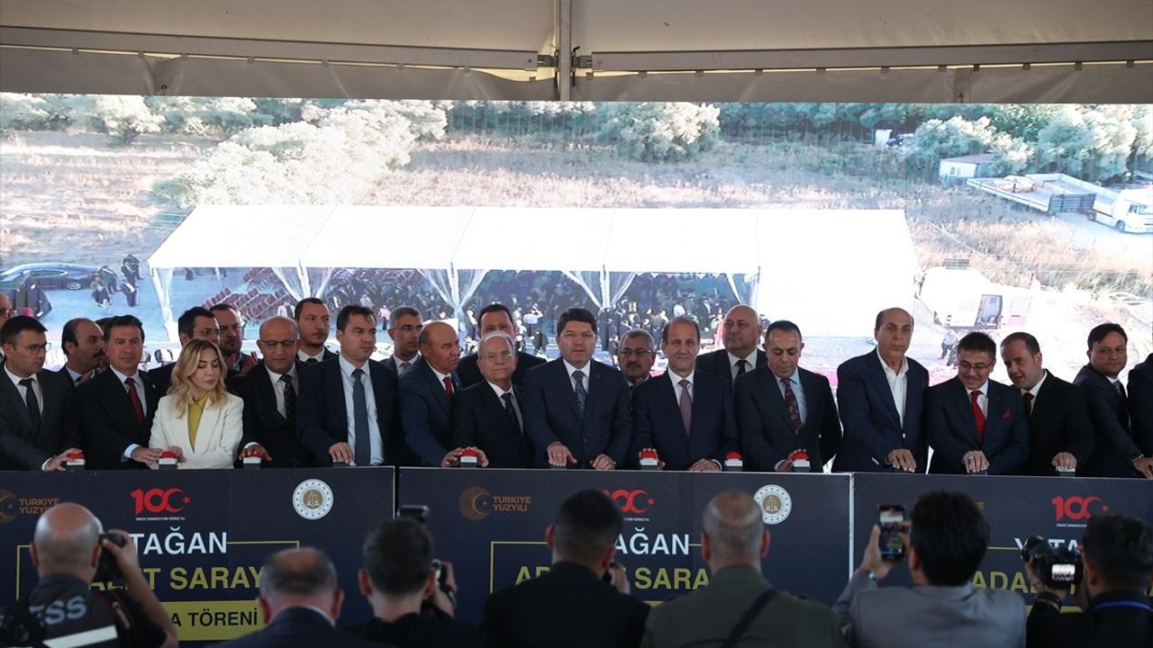 Adalet Bakanı Yılmaz Tunç Yatağan Adalet Sarayı Temelini Attı
