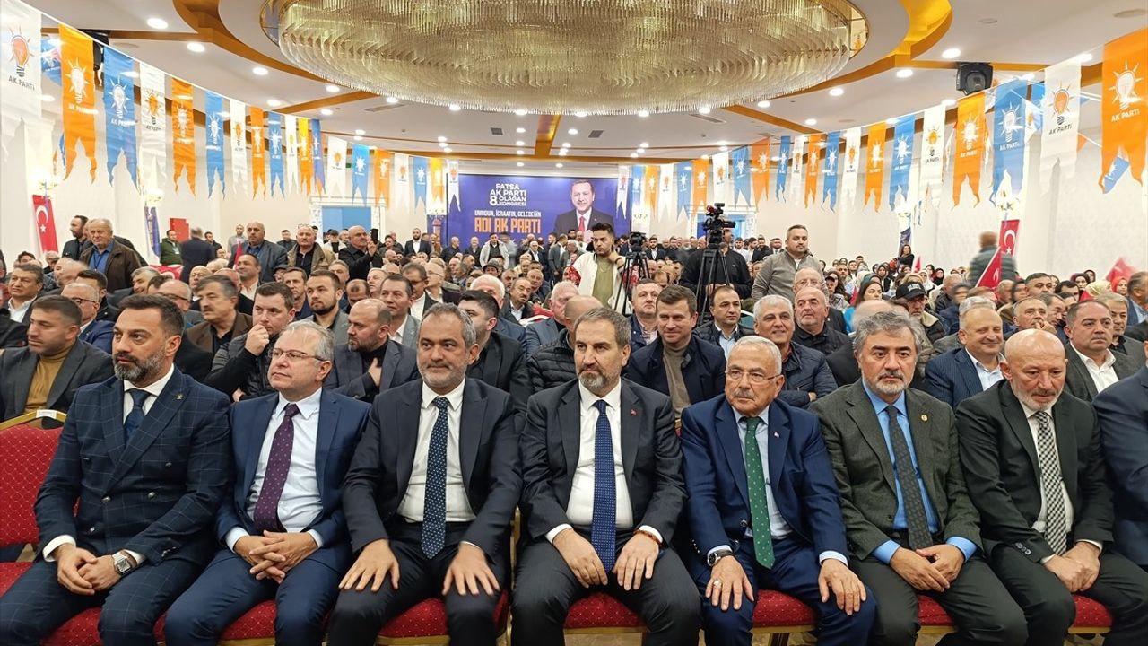 AK Parti'den Fatsa İlçe Kongresi: Şen'den Çelik Disiplin Vurgusu