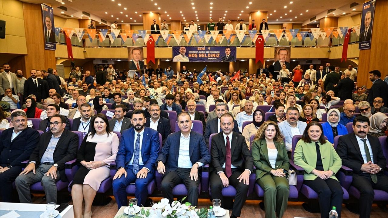 AK Parti Sözcüsü Ömer Çelik'in Adana Kongresi'nde Önemli Açıklamaları