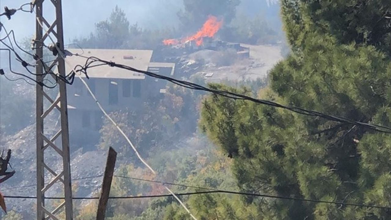 Alanya'daki Yangın Kısa Sürede Kontrol Altına Alındı