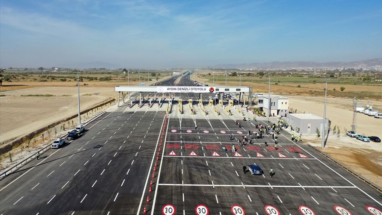 Aydın-Denizli Otoyolu Tamamlandı ve Trafiğe Açıldı