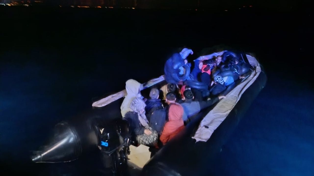Ayvalık'ta Yasa Dışı Göçmen Operasyonu