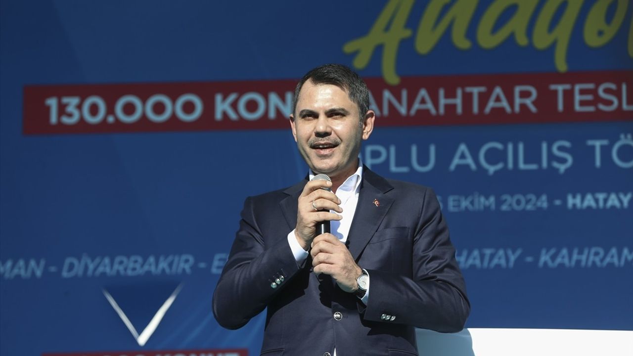 Bakan Kurum'dan 130 Bin Konut İçin Müjde: 'Yıl Sonuna Kadar 200 Bine Ulaşacağız'