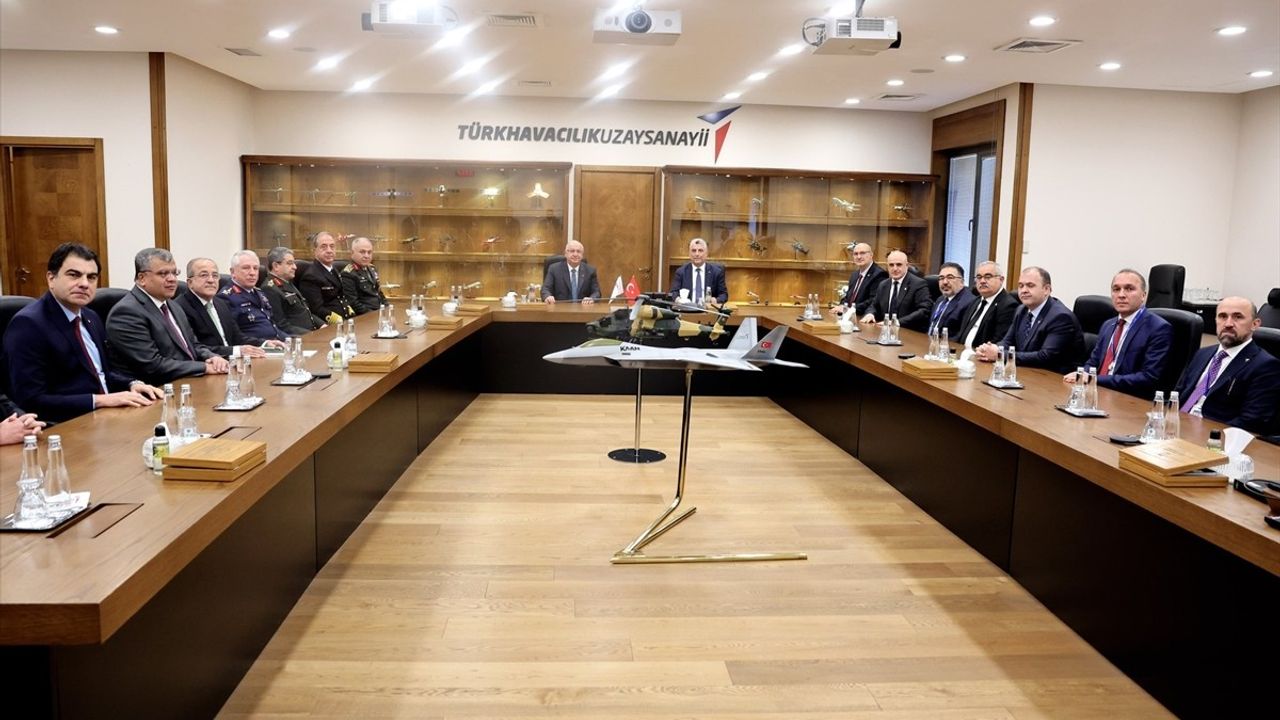 Bakanlar Güler ve Bolat'tan TUSAŞ'a Ziyaret