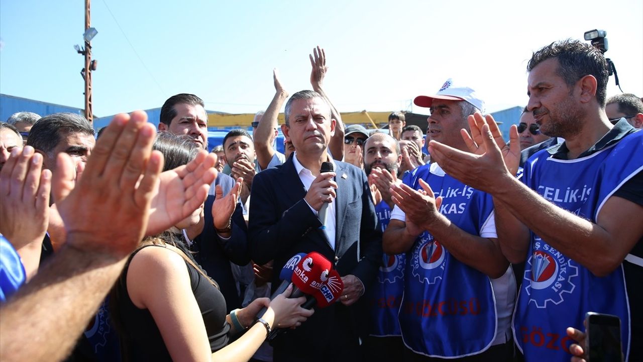 CHP Genel Başkanı Özgür Özel'den Metal İşçilerine Destek Ziyareti