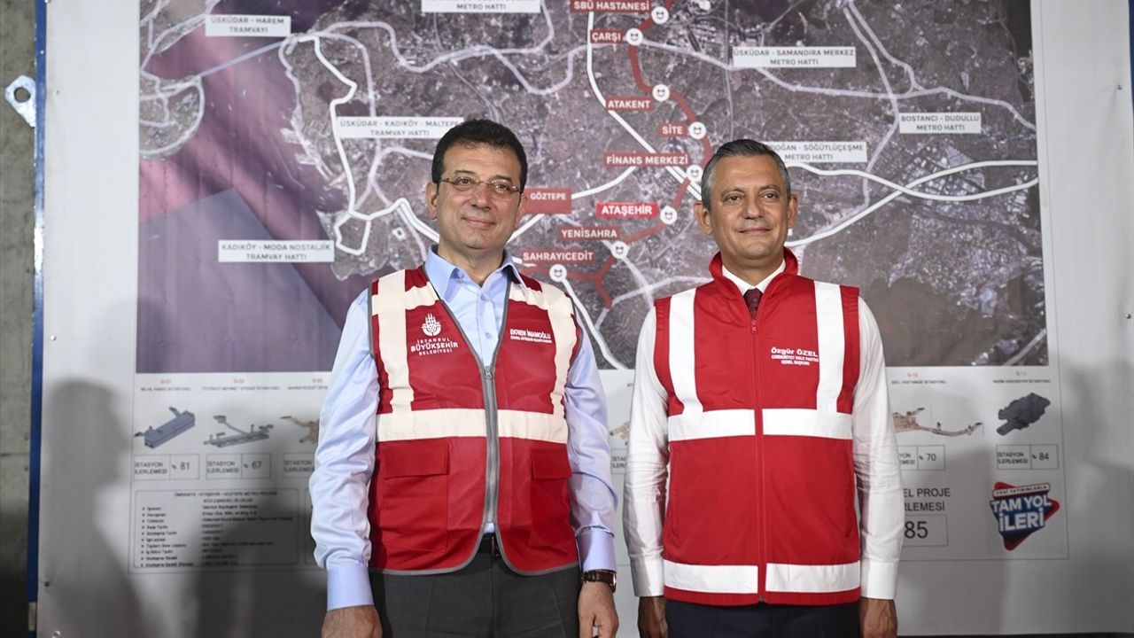 CHP Genel Başkanı Özgür Özel, İstanbul'daki Metro Projesini İnceledi