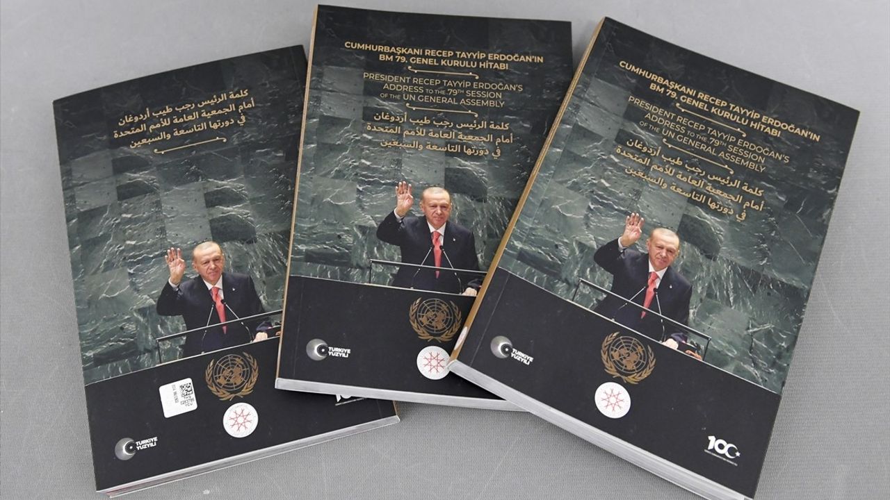 Cumhurbaşkanı Erdoğan'ın BM Hitabı Kitap Haline Getirildi