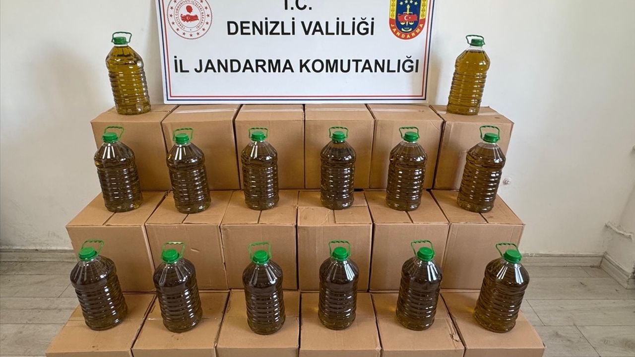 Denizli'de Sahte Zeytinyağı Operasyonu: 630 Litre Ele Geçirildi