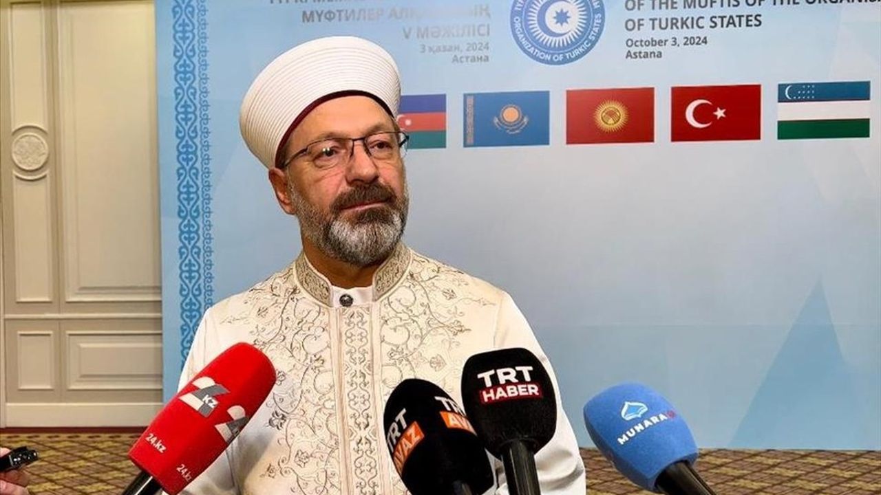 Diyanet İşleri Başkanı Ali Erbaş'tan Filistin İçin Acil Çağrı