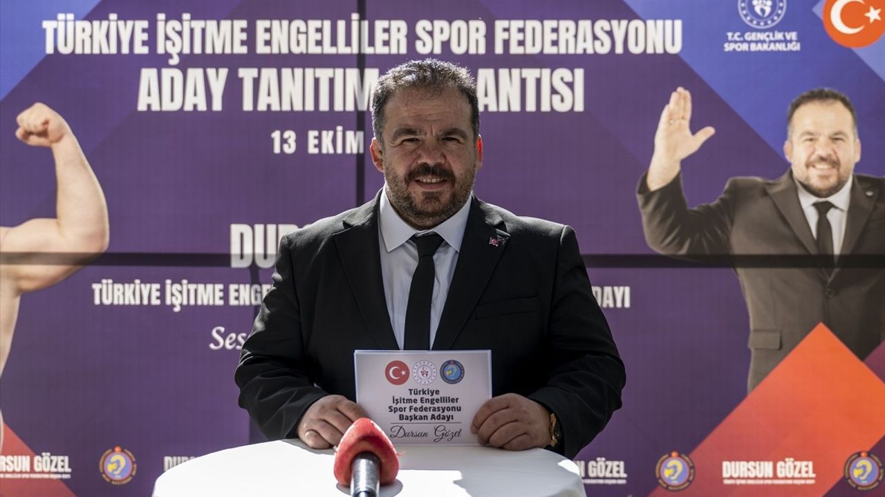 Dursun Gözel Türkiye İşitme Engelliler Spor Federasyonu Başkanlığına Aday