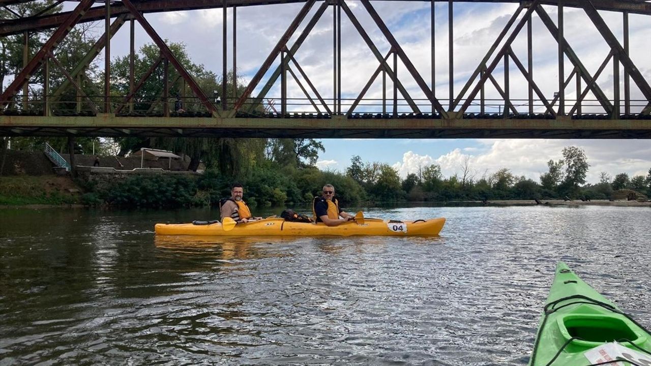Edirne Valisi, Nehirlerde Kano Keyfi Yaşadı