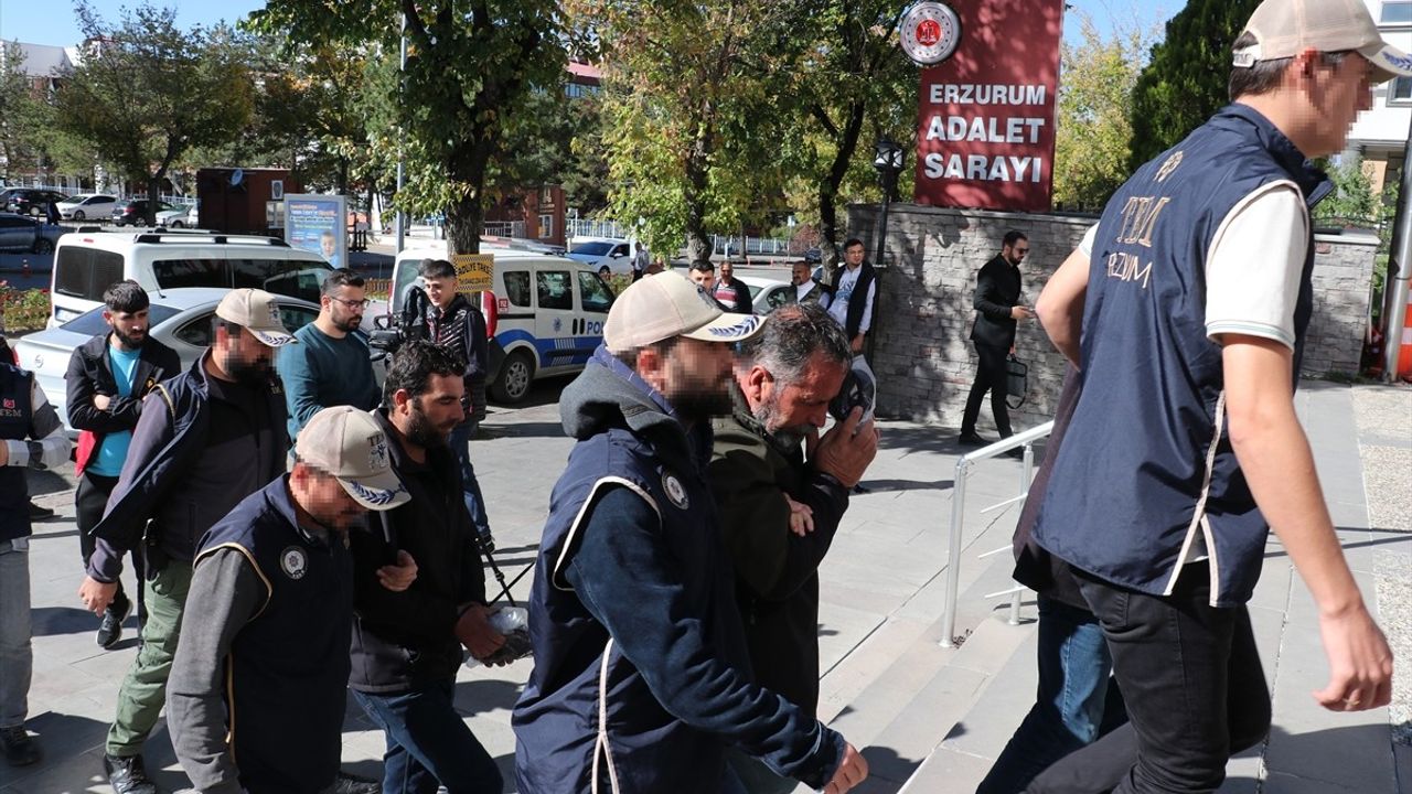 Erzurum'da 25 Şüpheli 6-8 Ekim Olaylarına İlişkin Yakalandı