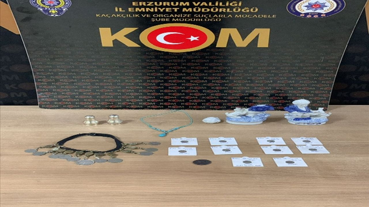 Erzurum'da Tarihi Eser Kaçakçılığı Operasyonu