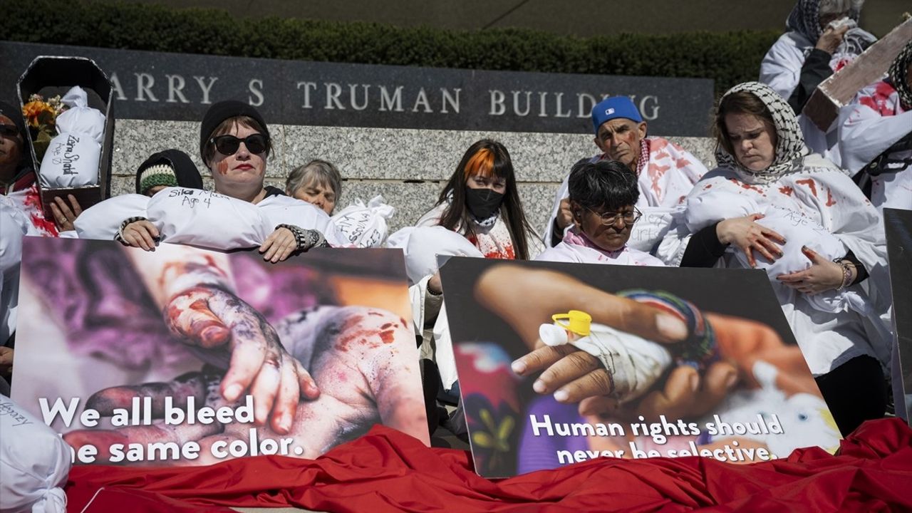 Filistinli Kadınların Çığlıkları Beyaz Saray'da Yankılandı