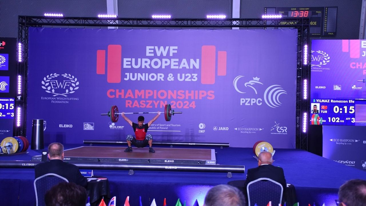 Genç Milli Haltercilerden Avrupa Şampiyonası'nda Başarı