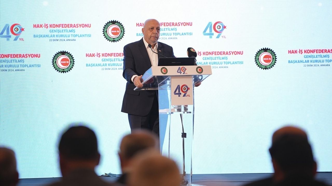 HAK-İŞ Genel Başkanı Mahmut Arslan'dan Vergi Reformu ve Asgari Ücret Vurgusu