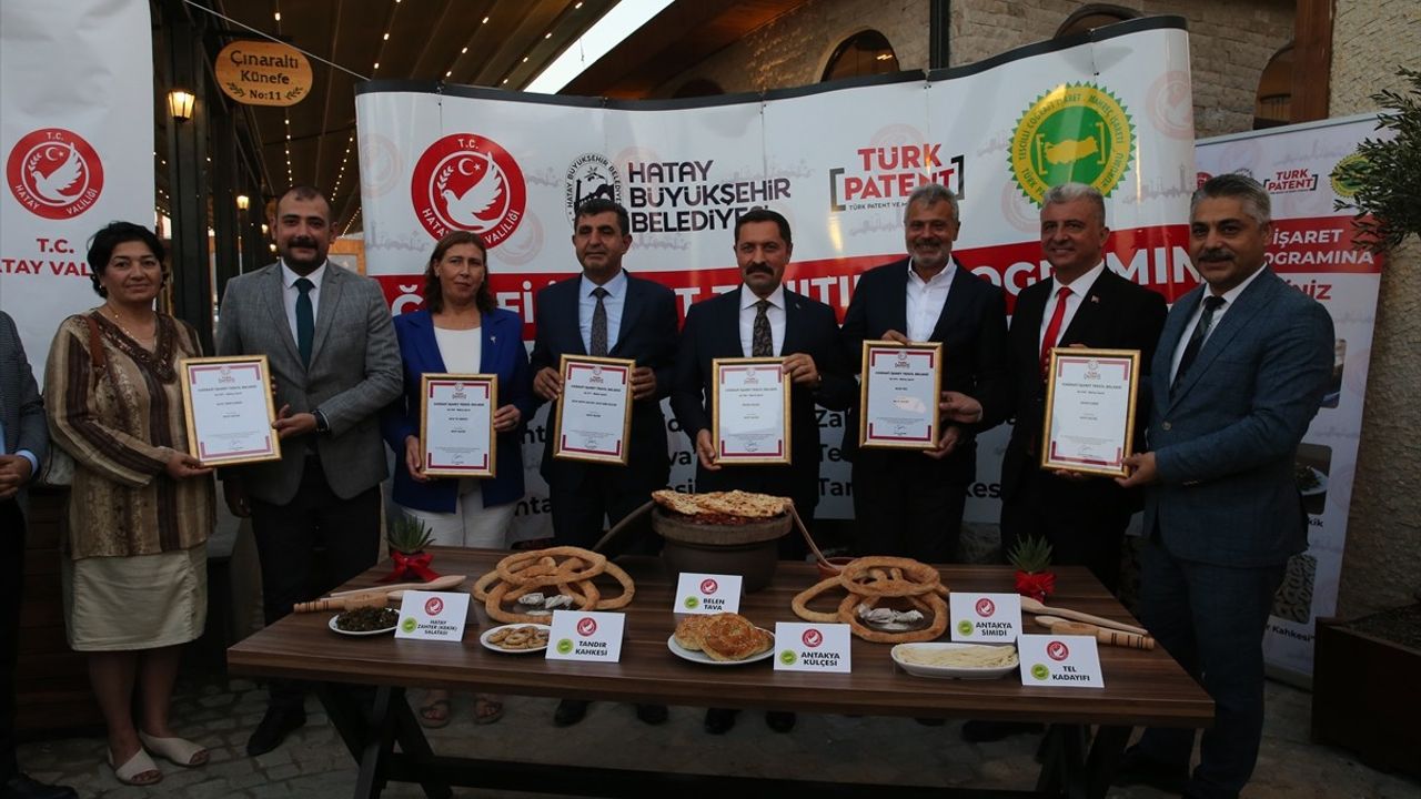 Hatay'da 6 Yerel Lezzet Coğrafi İşaret Tescili Aldı