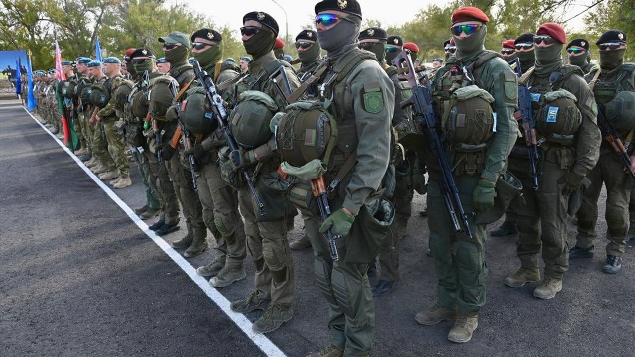 Kazakistan'da 'Sarsılmaz Kardeşlik-2024' Tatbikatı Başladı