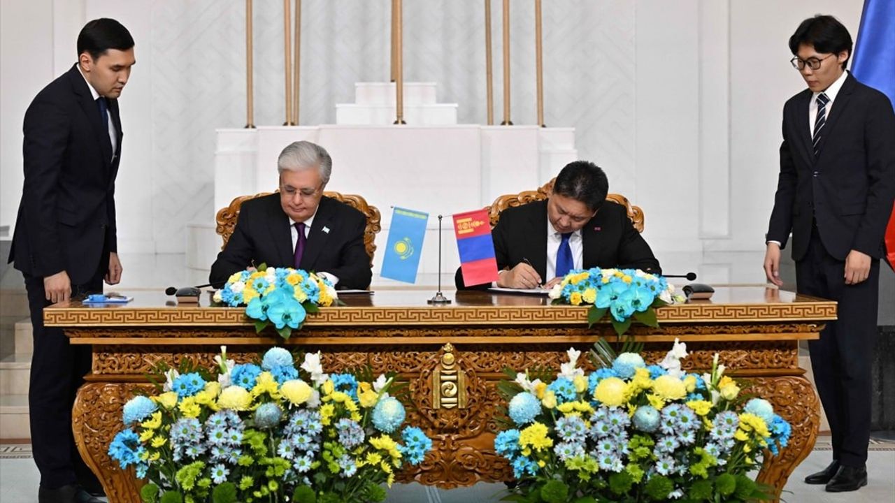 Kazakistan ve Moğolistan Stratejik Ortaklık Kurdu