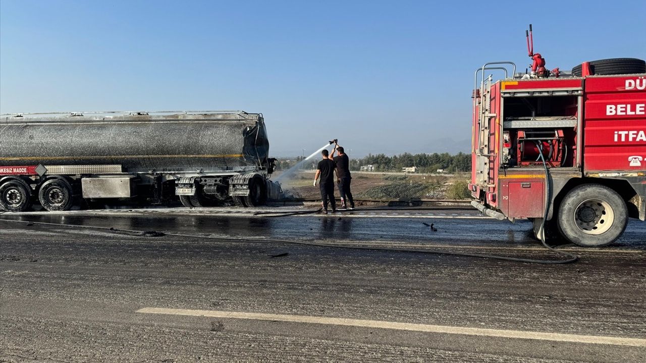 Osmaniye'de Tanker Kazası