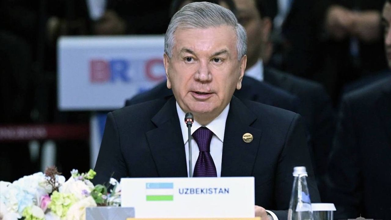 Özbekistan Cumhurbaşkanı Mirziyoyev'den İsrail-Filistin İhtilafına Çözüm Önerisi