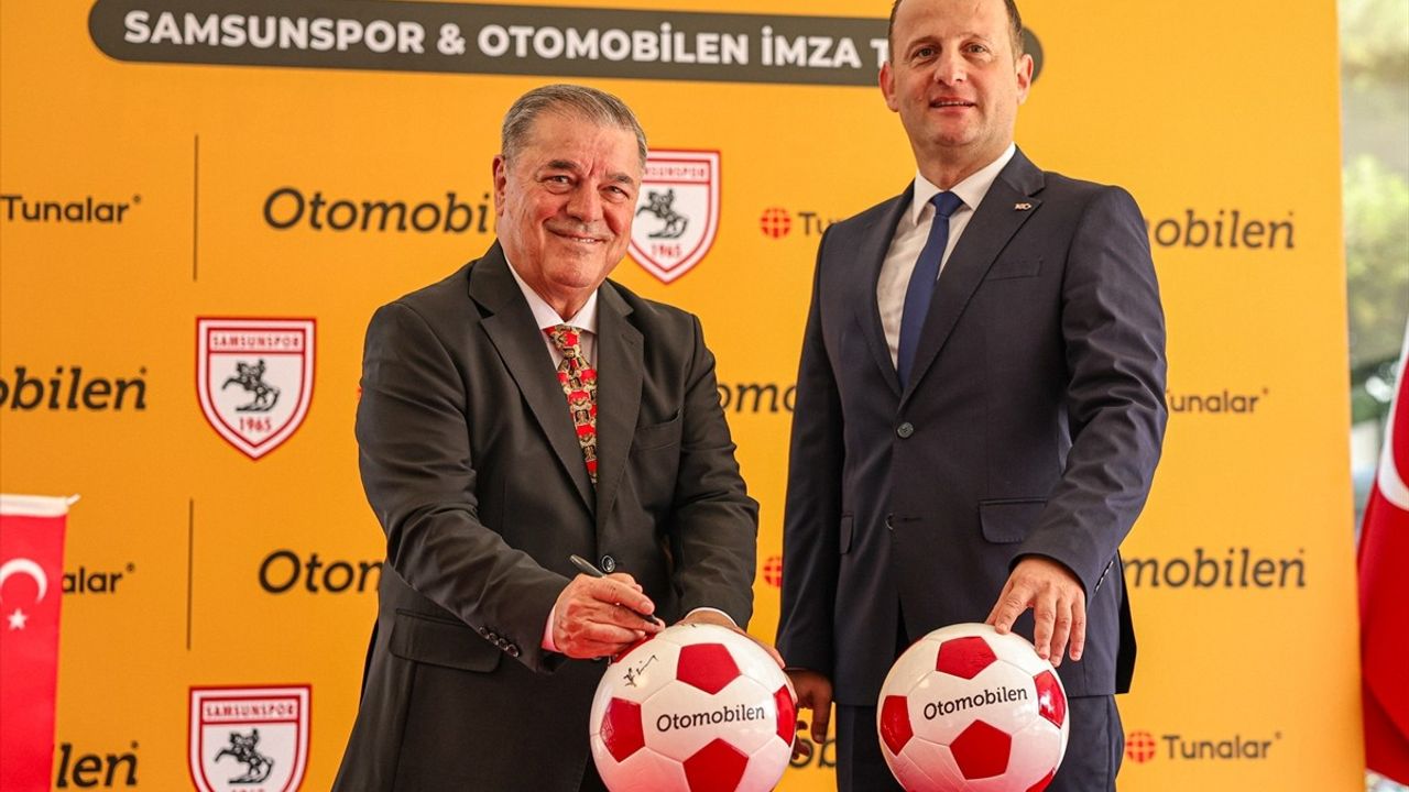 Samsunspor, Otomobilen ile Sponsorluk Anlaşması İmzaladı