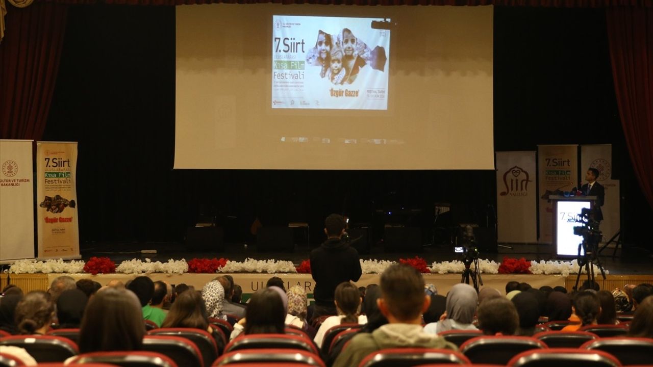 Siirt Uluslararası Kısa Film Festivali'nde Özgür Gazze Teması