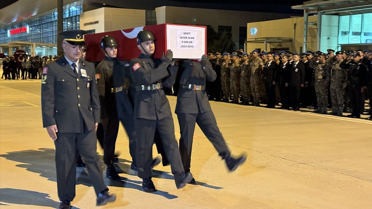 Şırnak'ta Şehit Asker İçin Tören Düzenlendi