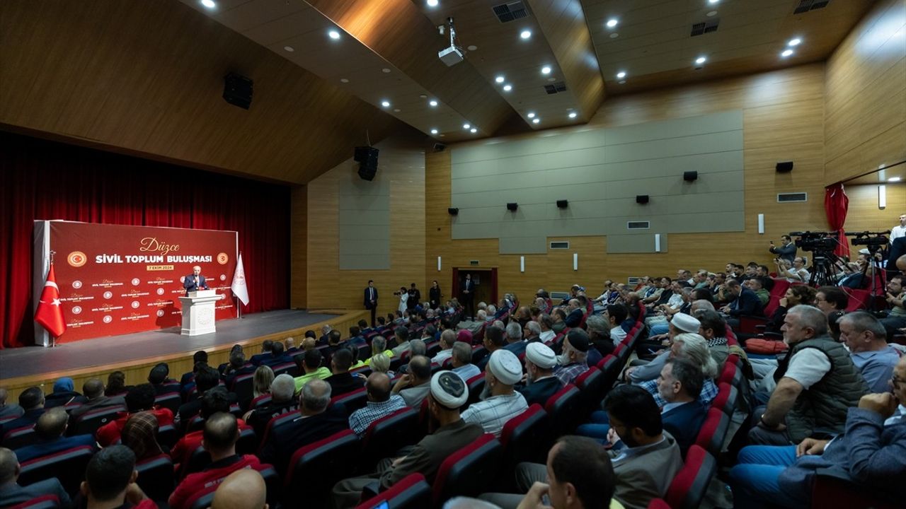 TBMM Başkanı Kurtulmuş'tan Sivil Toplum Buluşmasında Önemli Mesajlar