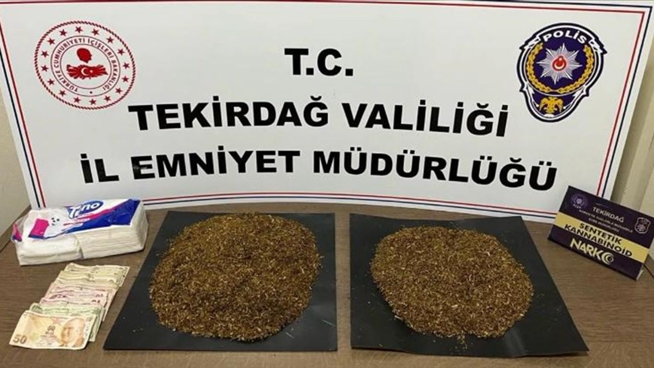 Tekirdağ'da Sentetik Uyuşturucu Operasyonu: Bir Zanlı Tutuklandı