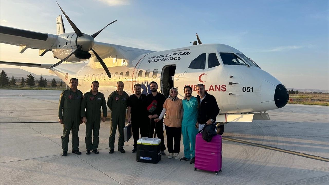 TSK'nın Uçakları Acil Organ Nakli İçin Göreve Başladı