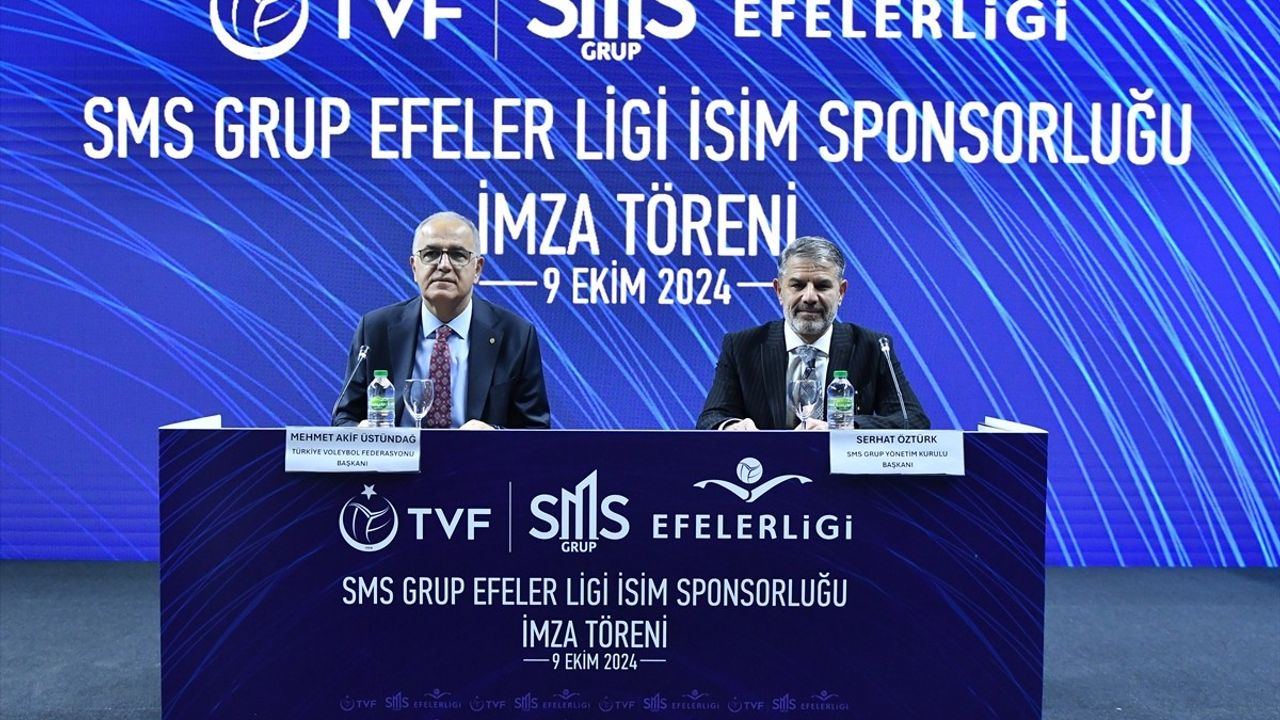 Türkiye Voleybolu için Yeni Bir Destek: SMS Grup Efeler Ligi'nin Sponsoru