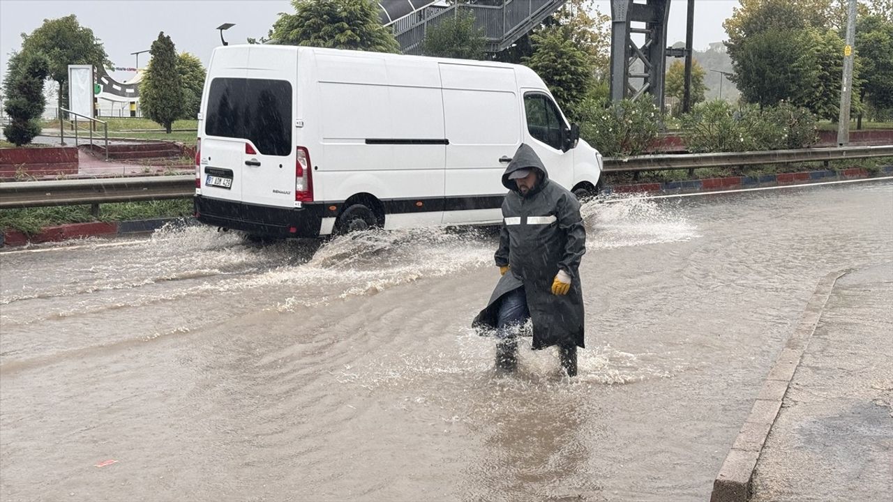 Zonguldak'ta Kuvvetli Yağışın Etkileri