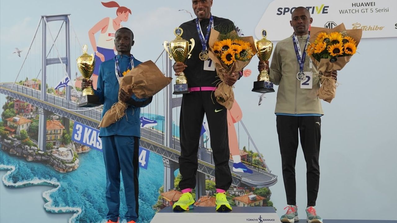 46. İstanbul Maratonu'nda Ödüller Sahiplerini Buldu