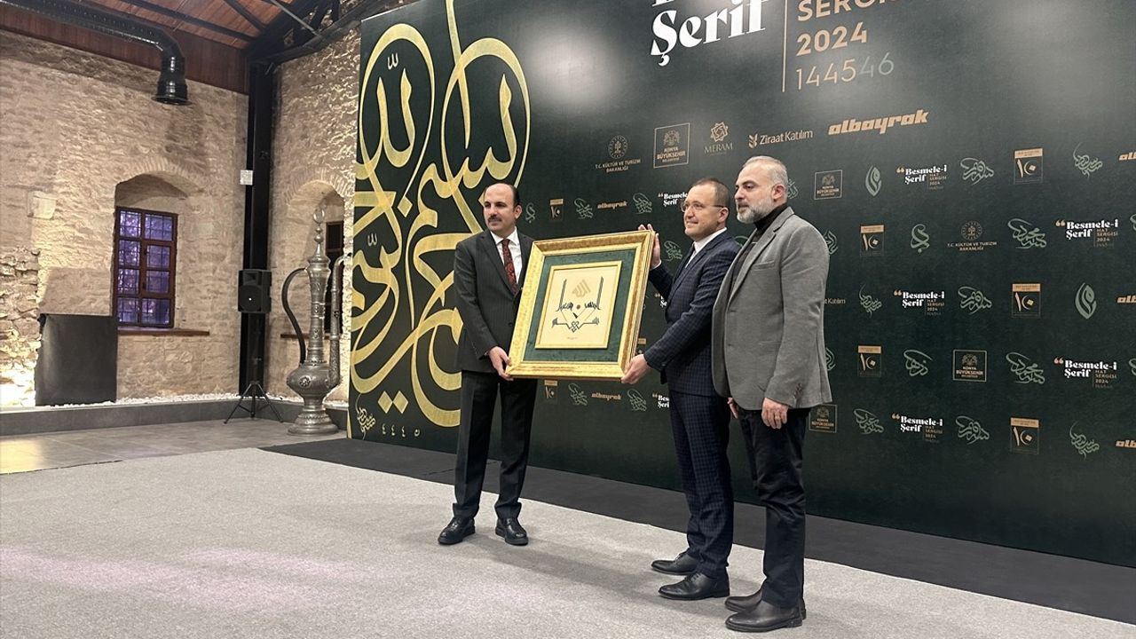 Albayrak Grubu 'Besmele-i Şerif' Hat Sergisini Konya'da Açtı
