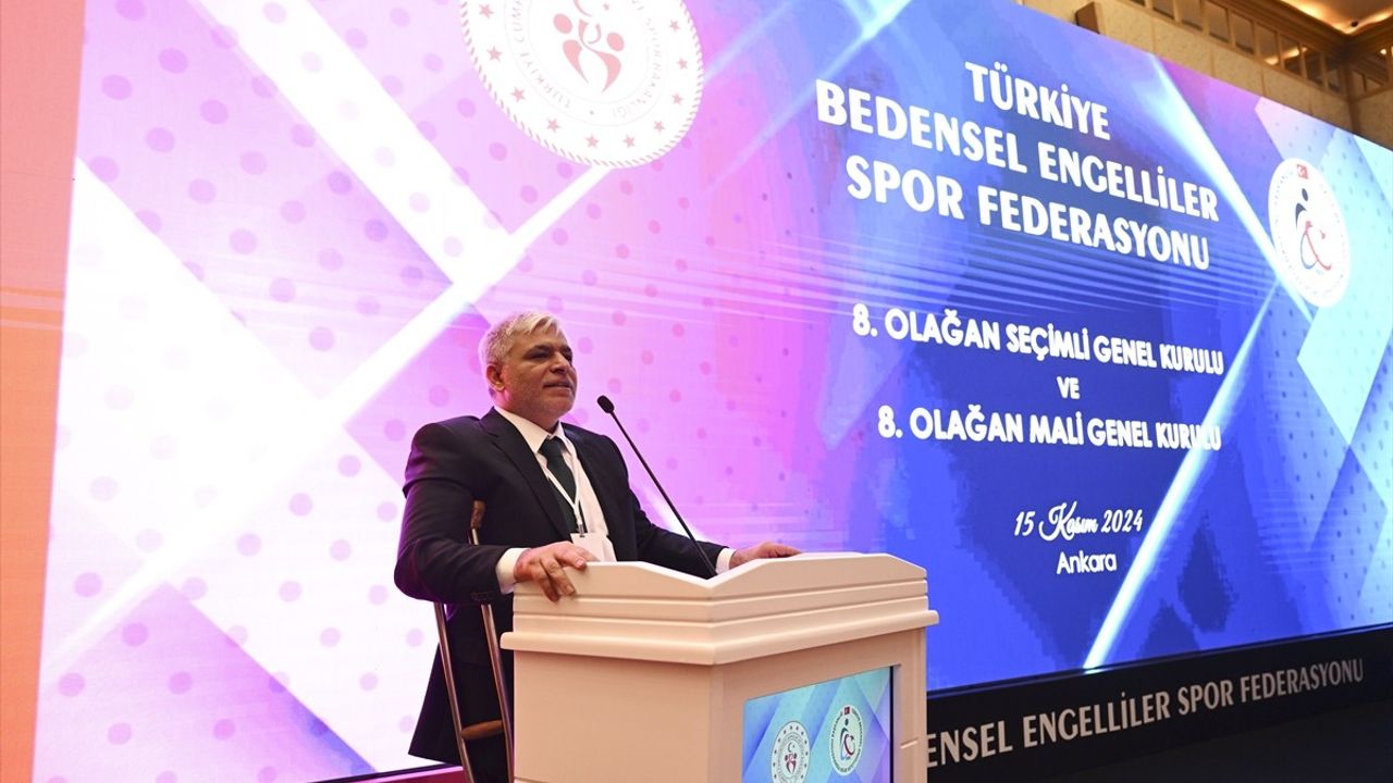 Alpaslan Erkoç, Türkiye Bedensel Engelliler Spor Federasyonu Başkanlığı'na Yeniden Seçildi