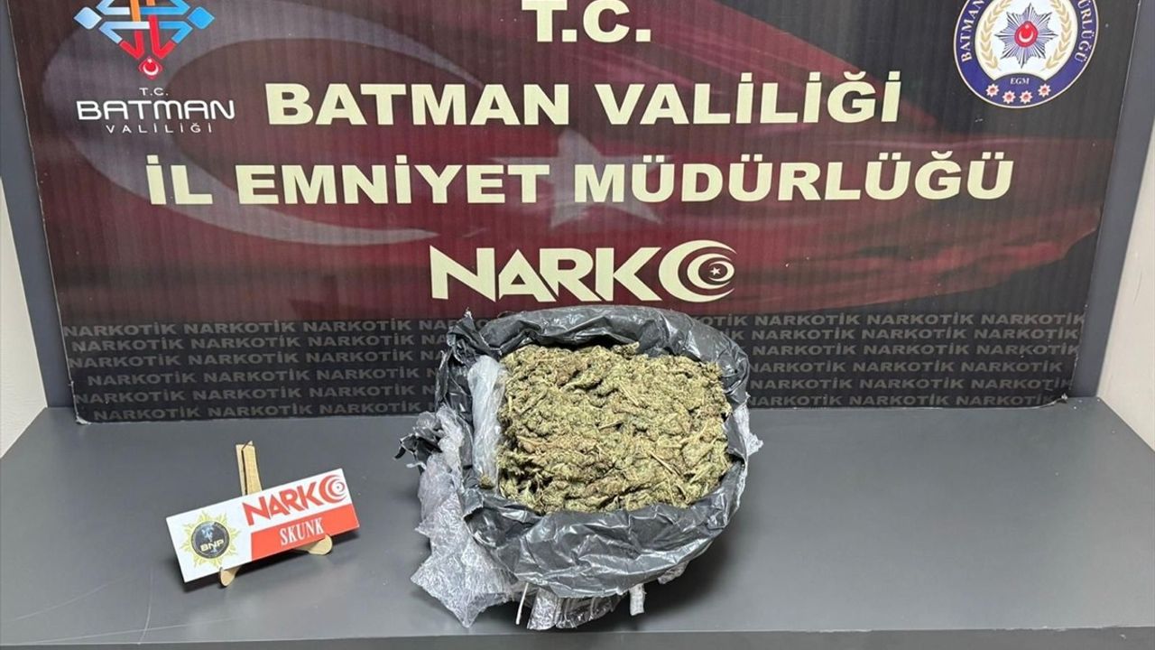 Batman'da Uyuşturucu Operasyonu: 2 Kilo 40 Gram Ele Geçirildi