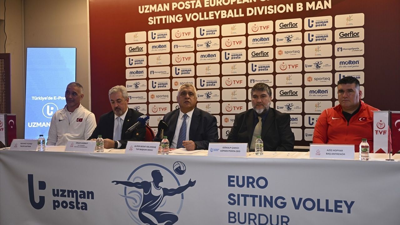 Burdur'da Oturarak Voleybol Avrupa Şampiyonası Heyecanı