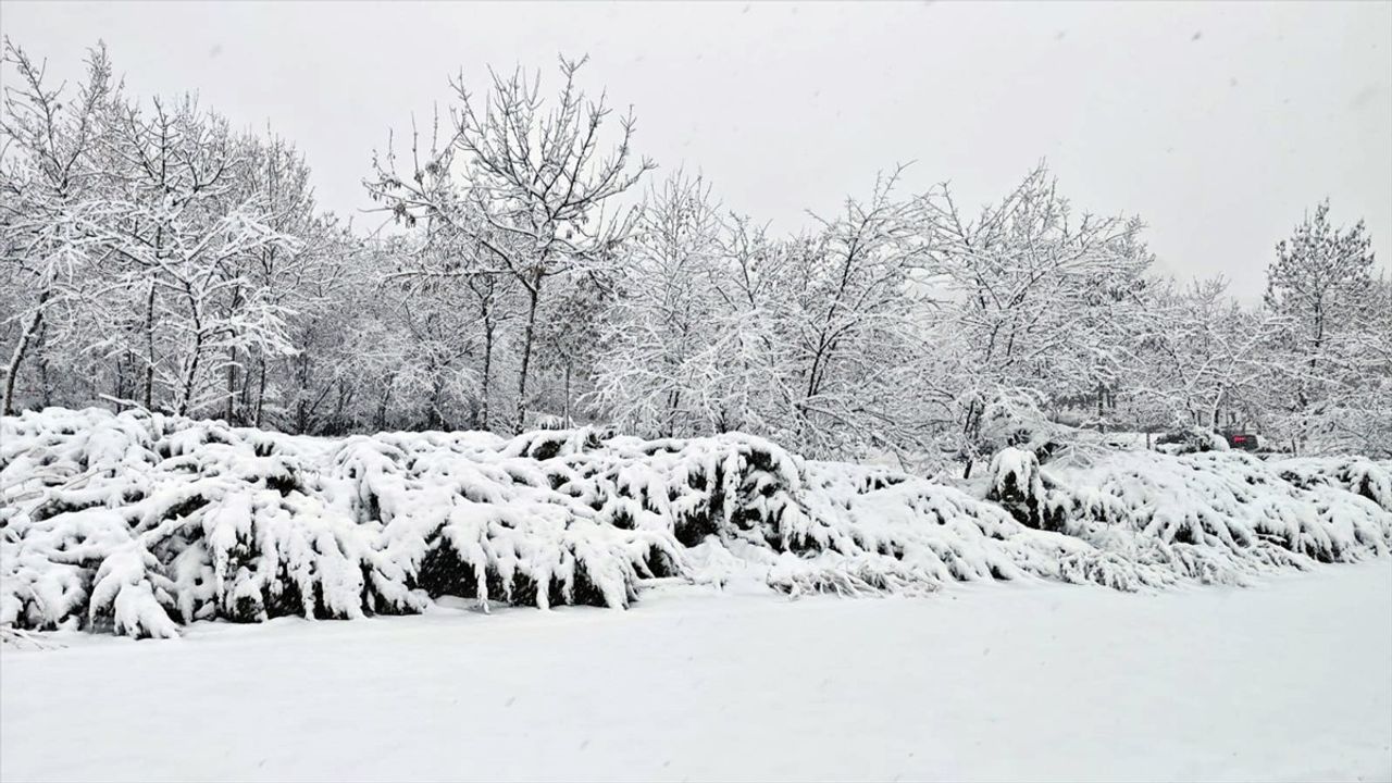 Bursa-Ankara Kara Yolunda Kar Yağışı Ulaşımı Olumsuz Etkiliyor