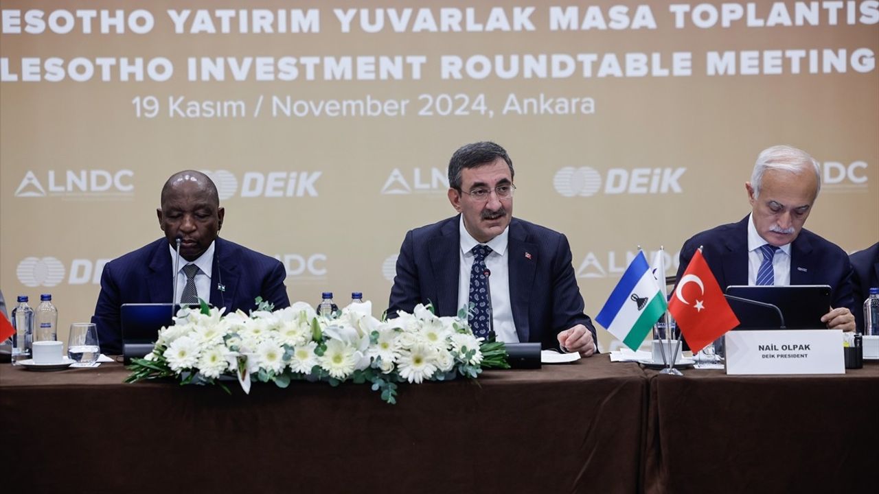 Cumhurbaşkanı Yardımcısı Yılmaz'dan Türkiye-Lesotho İlişkilerine Önemli Vurgu