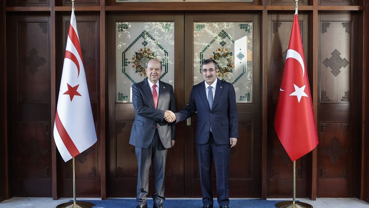 Cumhurbaşkanı Yardımcısı Yılmaz, KKTC Lideri Tatar ile İşbirliği Vurgusu Yaptı