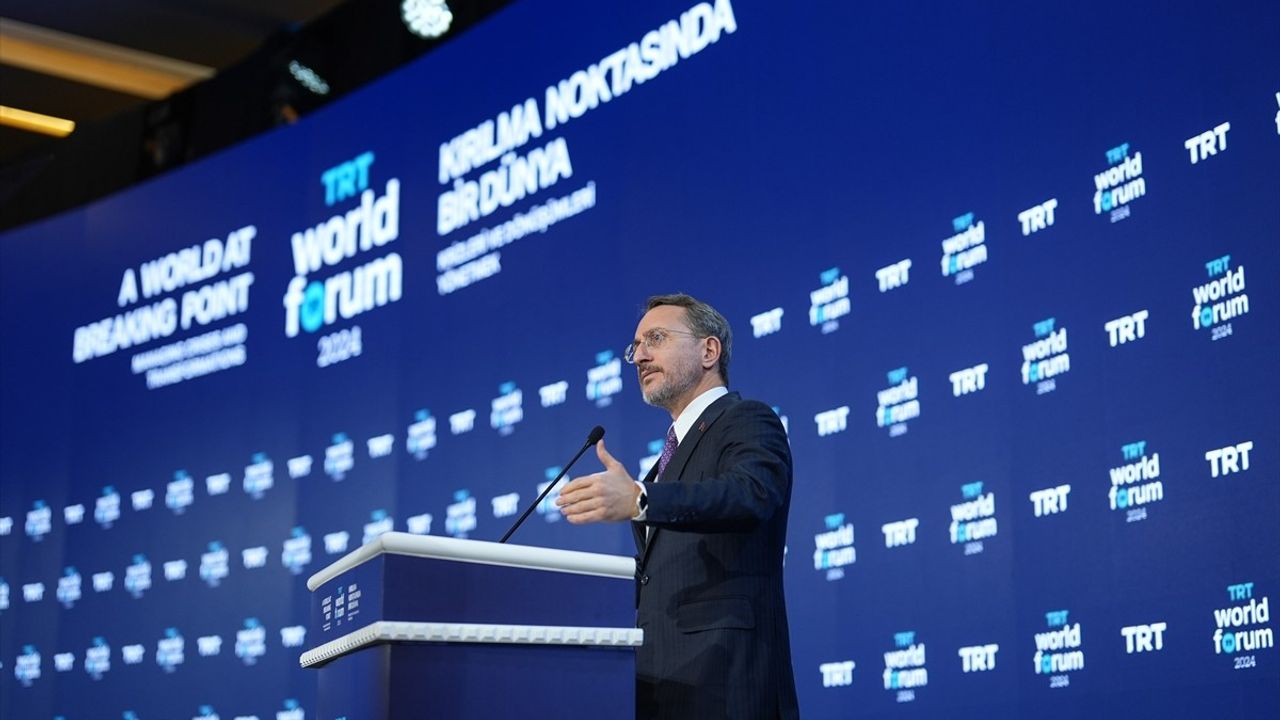 Cumhurbaşkanlığı İletişim Başkanı Altun, TRT World Forum 2024'te Medya Eleştirisi Yaptı