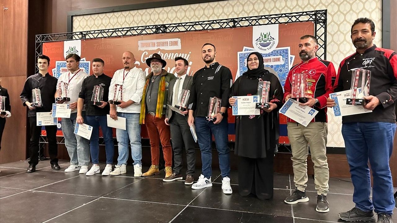 Edirne'de Topraktan Sofraya Gastronomi Festivali Coşkusu