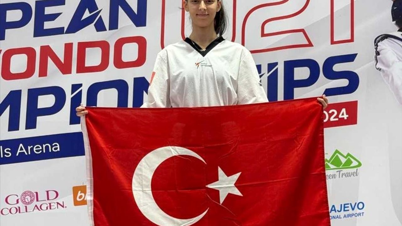 Elif Sude Akgül Avrupa 21 Yaş Altı Tekvando Şampiyonası'nda Altın Madalya Kazandı