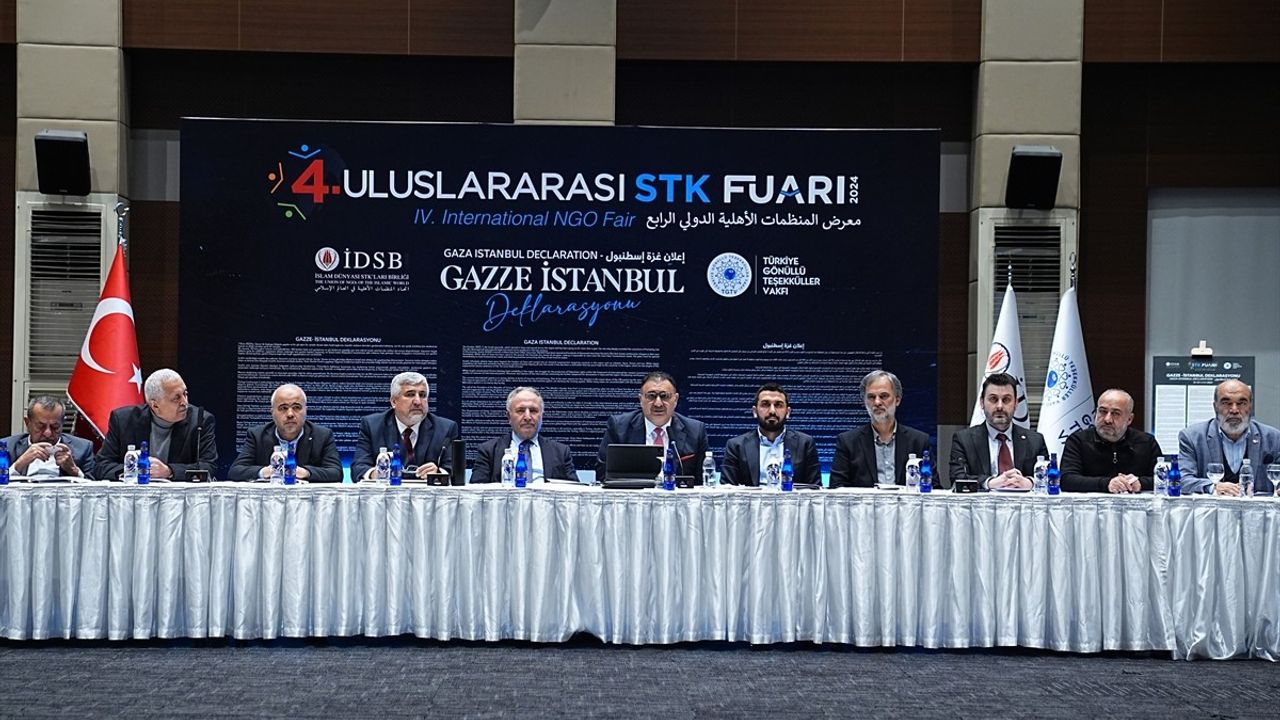 Gazze-İstanbul Deklarasyonu, STK Temsilcileri Tarafından İmzalandı